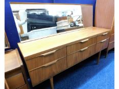 A vintage retro Austinsuite teak dressing table si