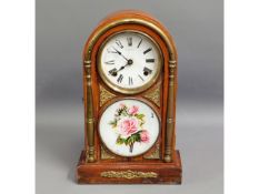 An Owar Clock Company Chinese clock, 17.5in high x