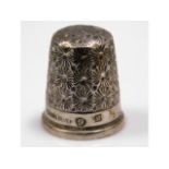 A Charles Horner silver thimble