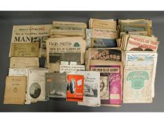 A quantity of mixed ephemera including a large num