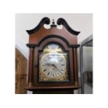 A modern German long case clock - ECS Westminster,