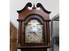 A modern German long case clock - ECS Westminster,