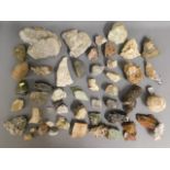 A quantity of various rocks & minerals including q