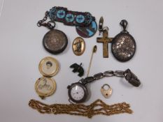 A quantity of mixed costumes items, including a po