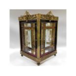 An antique arts & crafts style light shade, 9.25in