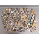 A large collection of mixed rocks & minerals, for