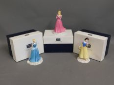 Three Royal Doulton porcelain Disney collectors do