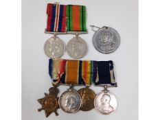 A WW1 medal set won by 310161 S. G. Elliott SPO Ro