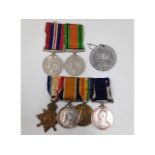 A WW1 medal set won by 310161 S. G. Elliott SPO Ro