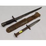 A 1913 British pattern Remington bayonet, 21.625in