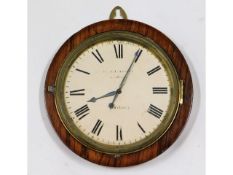 A rosewood mounted made up clock, fitted with Char