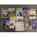 A quantity of Open & Women's Tour golf programmes,