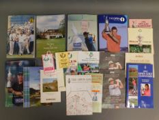 A quantity of Open & Women's Tour golf programmes,