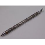 A sterling silver cased "Tribes of Israel" pencil,