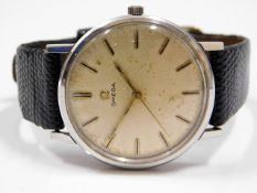 A gents Omega wristwatch, wound but didn't run