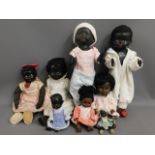 A quantity of 8 mixed dolls including two pedigree