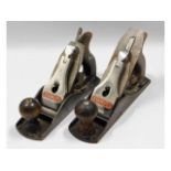 Two Stanley no.4 smoothing planes