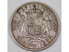 A George VI 1937 crown, 29.3g