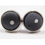 A pair of cuff links, thought to be by Dunhill