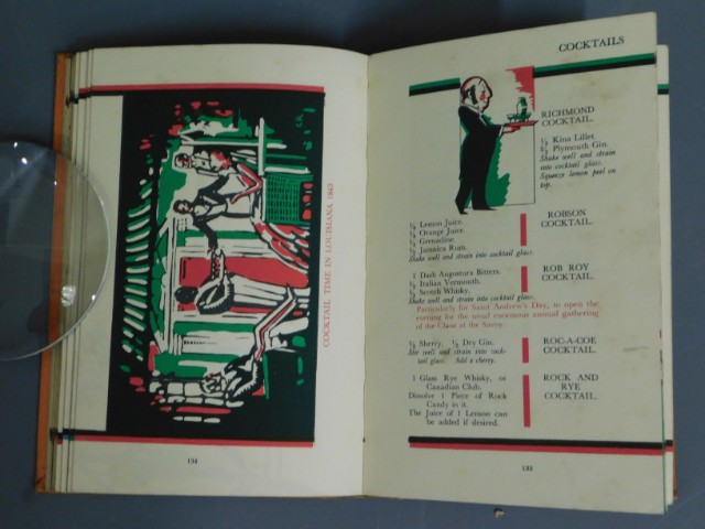 Book: A 1930's art deco Savoy cocktail book