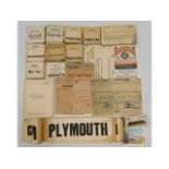 A quantity of vintage GWR railway related ephemera