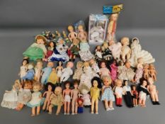A quantity of 47 mixed dolls including Simba, Suzy