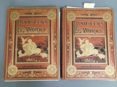 Book: Two books with plates relating to Landseer's