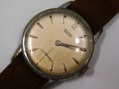 A gents Tissot wristwatch, runs when wound, case s