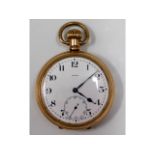 A Zelus gold plated pocket watch