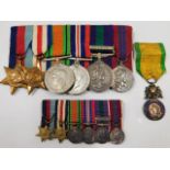 A WW2 medal set awarded to Major A.C.N. Medlen of