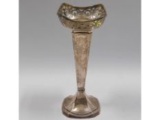 A decorative 1922 Birmingham silver posy vase by H