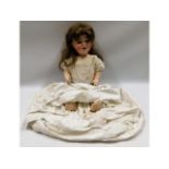 An Alt Beck & Gottschlalck porcelain headed doll,