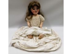 An Alt Beck & Gottschlalck porcelain headed doll,