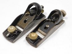 A Stanley block plane & one other