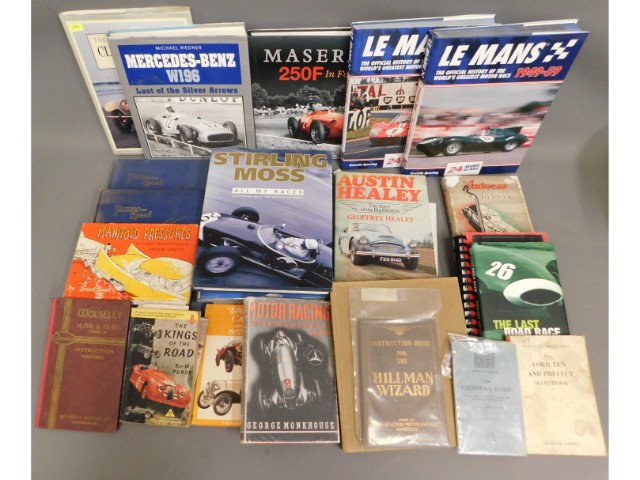 Approx. 20 motoring related books & booklets inclu