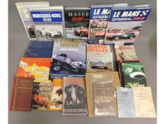 Approx. 20 motoring related books & booklets inclu