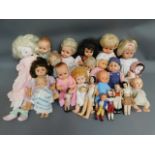A quantity of 23 mixed dolls including Palitoy, Pl