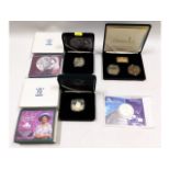 A cased & boxed Royal Mint silver proof Piedfort C