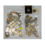 A quantity of mixed coinage, some current