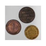 A "Pure Copper Preferable To Paper" coin, a George