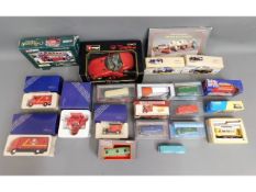 A quantity of mixed diecast vehicles including Cor