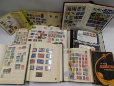 A quantity of various stamp albums including two p