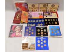 A quantity of fifteen uncirculated coin & crown co