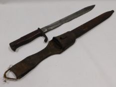 An F. Koeller & Co. Solingen, German bayonet & sca