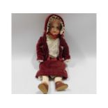 An Armand Marseille porcelain headed doll, 15in ta