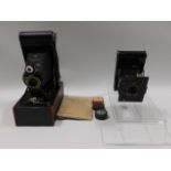 A No.2 Autographic Brownie camera & case twinned w