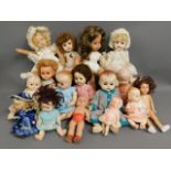 A quantity of 16 mixed dolls including Schildkrot