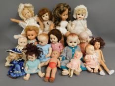 A quantity of 16 mixed dolls including Schildkrot