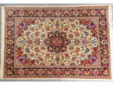 A decorative Iranian "Aban Orient" wool rug, 63in