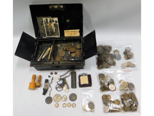 A quantity of mixed coinage including 48g of pre-1
